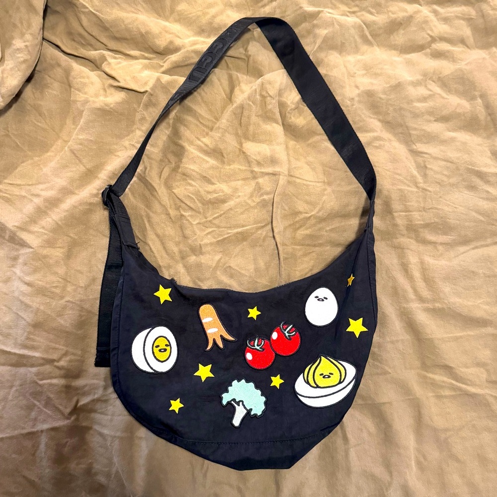 Baggu x Gudetama Medium Nylon Crescent Bag